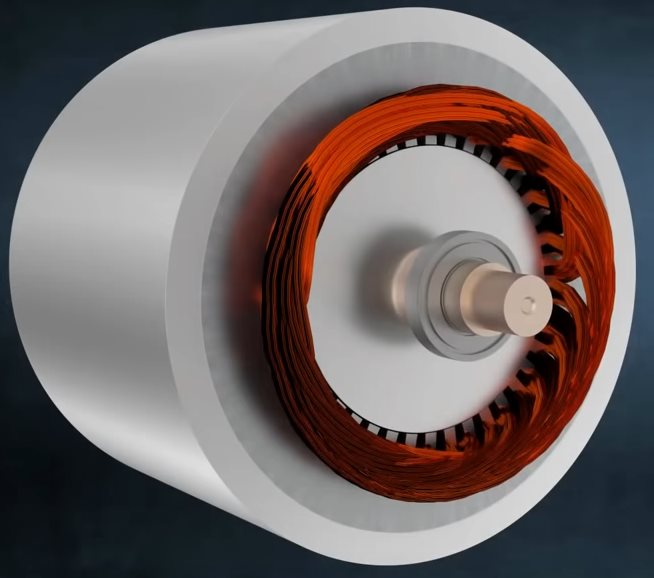 Где находится двигатель у теслы