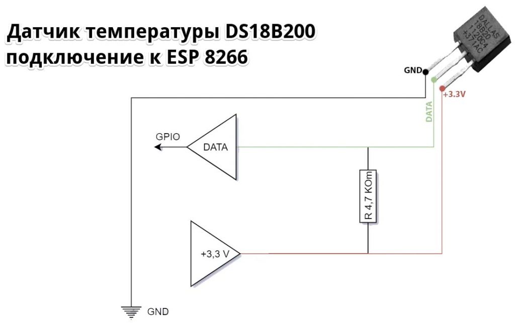 Несколько датчиков ds18b20